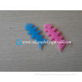 Hot promotion gift fish bone shape silica gel winder ,headphone cable winder,earphone cable winder